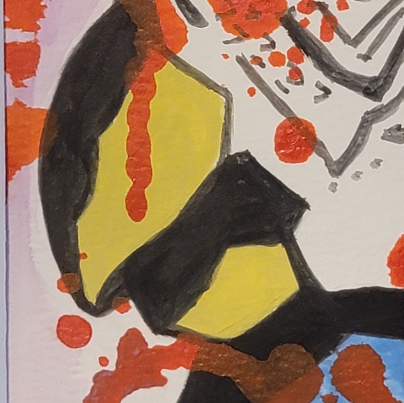 Original Watercolor Parrot Painting Bird Art - Picture 5 of 10